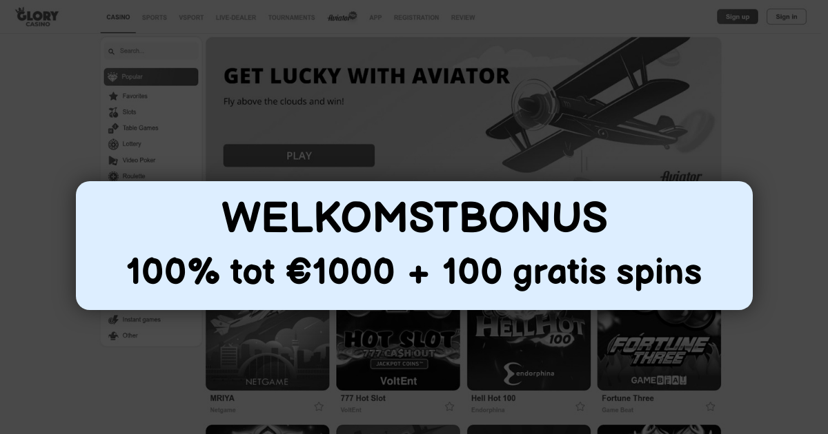 Glory Casino Nederland - Beste Slots